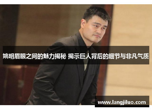 姚明眉眼之间的魅力揭秘 揭示巨人背后的细节与非凡气质